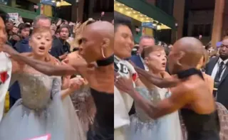 Imagem ilustrativa da imagem Ariana Grande é atacada por fã, e Cynthia Erivo defende a atriz