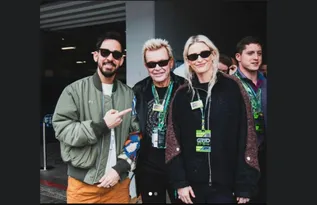 Imagem ilustrativa da imagem Billy Idol mostra encontro com Linkin Park no GP de Interlagos