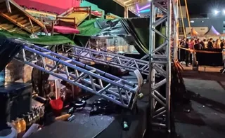 Imagem ilustrativa da imagem Camarote cai, deixa feridos e interrompe show no litoral de SC