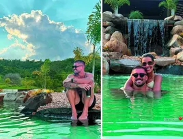 Imagem ilustrativa da imagem Capixaba ex-BBB constrói lago artificial em seu sítio em Cachoeiro