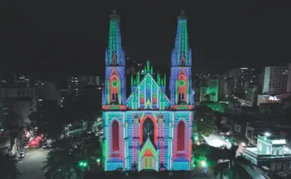 Imagem ilustrativa da imagem Catedral de Vitória vai ter projeções de Natal a partir do dia 12