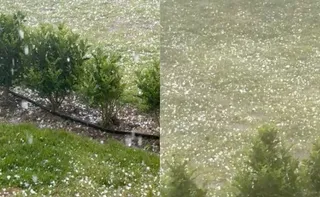 Imagem ilustrativa da imagem Chuva de granizo assusta moradores da Região Serrana do ES