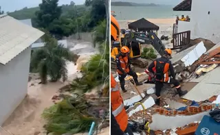 Imagem ilustrativa da imagem Chuvas deixam cerca de 100 desabrigados e desalojados no ES