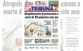 Imagem ilustrativa da imagem Confira os destaques do jornal A Tribuna desta quarta-feira