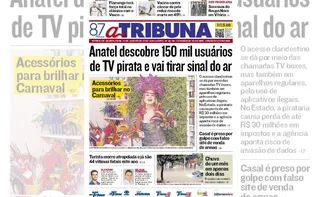 Imagem ilustrativa da imagem Confira os destaques do jornal A Tribuna desta quarta-feira