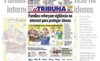 Imagem ilustrativa da imagem Confira os destaques do jornal A Tribuna desta quarta-feira