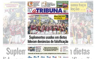Imagem ilustrativa da imagem Confira os destaques do jornal A Tribuna desta quinta-feira