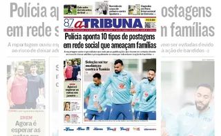Imagem ilustrativa da imagem Confira os destaques do jornal A Tribuna desta segunda-feira