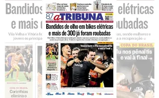 Imagem ilustrativa da imagem Confira os destaques do jornal A Tribuna desta segunda-feira