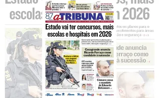 Imagem ilustrativa da imagem Confira os destaques do jornal A Tribuna desta sexta-feira
