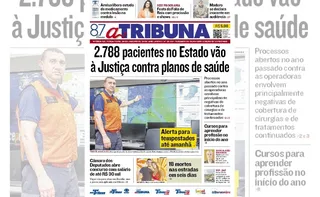 Imagem ilustrativa da imagem Confira os destaques do jornal A Tribuna desta terça-feira