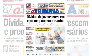 Imagem ilustrativa da imagem Confira os destaques do jornal A Tribuna deste domingo