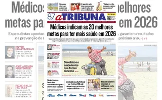 Imagem ilustrativa da imagem Confira os destaques do jornal A Tribuna deste domingo