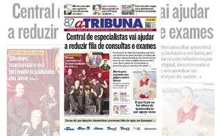 Imagem ilustrativa da imagem Confira os destaques do jornal A Tribuna deste sábado