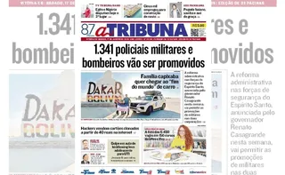 Imagem ilustrativa da imagem Confira os destaques do jornal A Tribuna deste sábado
