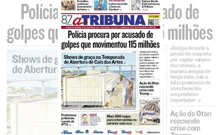 Imagem ilustrativa da imagem Confira os destaques do jornal A Tribuna deste sábado