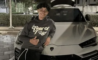 Imagem ilustrativa da imagem Filho de 15 anos de Cristiano Ronaldo ganha Lamborghini de R$ 1,65 milhão