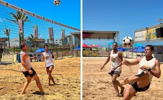 Imagem ilustrativa da imagem Guriri recebe pela primeira vez a 1ª Etapa do Brasileiro de Futevôlei