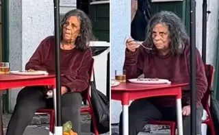 Imagem ilustrativa da imagem Maria Gladys é flagrada nas ruas do Rio após filha relatar sumiço