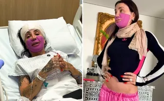 Imagem ilustrativa da imagem Maya Massafera exibe ossos que tirou do maxilar em nova cirurgia nas redes sociais