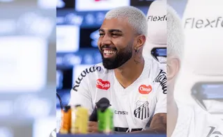 Imagem ilustrativa da imagem No Santos, Gabigol diz que vai comemorar se fizer gol contra o Flamengo