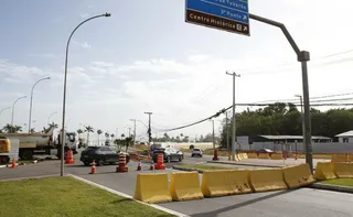 Imagem ilustrativa da imagem Obra do Mergulhão de Camburi já provoca alterações no trânsito