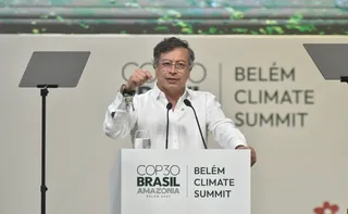 Imagem ilustrativa da imagem Presidente colombiano ataca ausência dos EUA e chama Trump de inimigo da humanidade