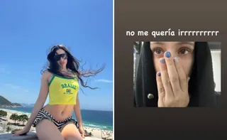 Imagem ilustrativa da imagem Rosalía posta foto chorando ao se despedir do Rio de Janeiro