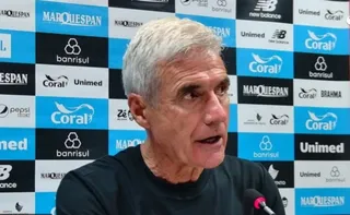 Imagem ilustrativa da imagem Técnico Luís Castro usa conotação racista em coletiva do Grêmio e se desculpa