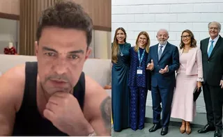Imagem ilustrativa da imagem Zezé di Camargo pede que SBT cancele especial de natal após Lula visitar emissora
