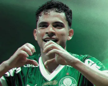 Imagem ilustrativa da imagem Felipe Anderson faz golaço, Palmeiras bate Juventude e lidera o Brasileiro