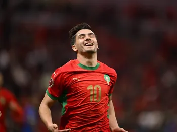 Imagem ilustrativa da imagem Com lance polêmico no fim, Marrocos vence a Tanzânia e vai às quartas de final