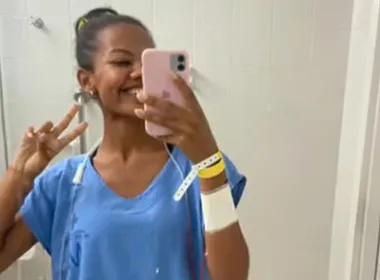 Imagem ilustrativa da imagem Jovem que nasceu sem um rim comemora vida nova após transplante