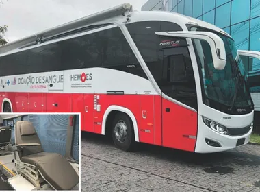 Imagem ilustrativa da imagem Solidariedade sobre rodas: Mais esperança com novo ônibus da doação de sangue