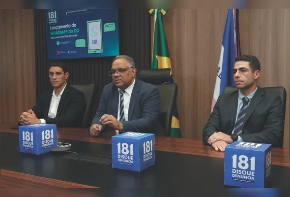 Agora o Disque-Denúncia conta com o serviço de registro de denúncias pelo WhatsApp.