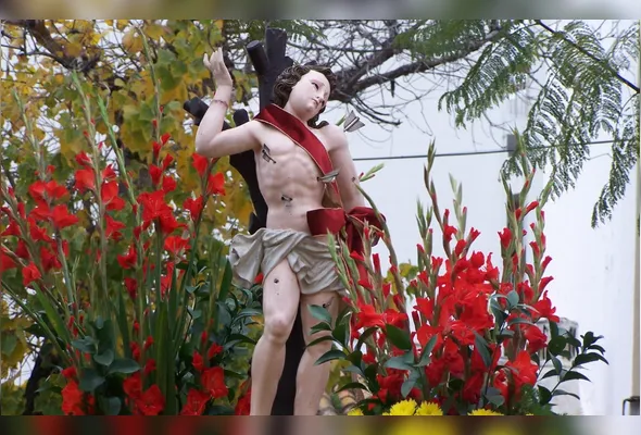 A Comunidade São Sebastião que fica no bairro Divino Espírito, em Vila Velha, ficará aberta a partir das 8 horas para quem quiser homenagear o santo