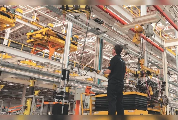 Interior da montadora da GWM em São Paulo: disputa por investimento