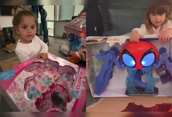 Filhos de Virginia com Zé Felipe chegaram a Madri essa semana