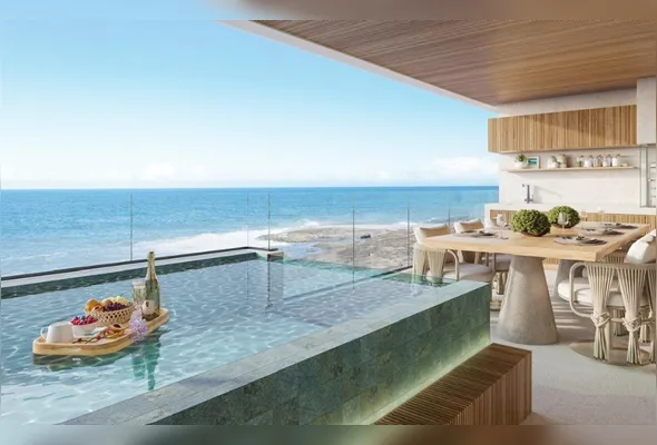 Condomínio de luxo conta com piscina privativa aquecida em todas as unidades