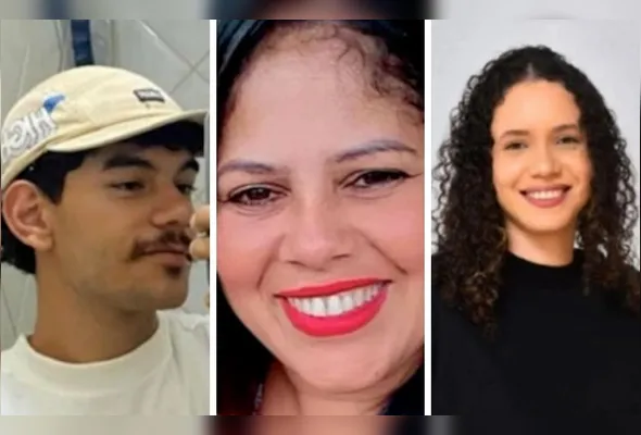 Gean Oliveira Machado, de 22 anos, Adriana Gino de Oliveira, de 40 e Ana Carolina Fossi de Azevedo, de 23 morreram após serem atropelados