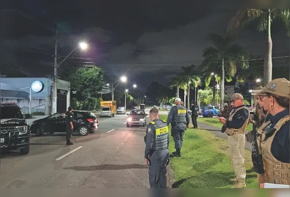 As blitze fazem parte da operação Força pela Vida, que teve como foco o combate ao uso de álcool na direção