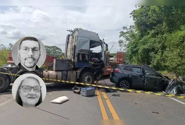 Veículo das vítimas colidiu de frente com uma carreta na BR-101