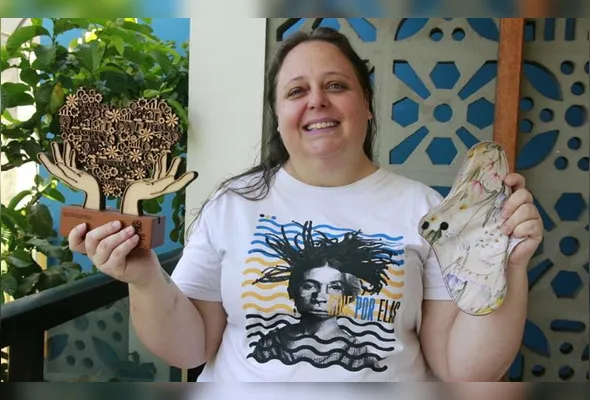 Fabiola Mozine, idealizadora e fundadora do projeto "segue o fluxo- Ciclos" ganhou o prêmio na categoria Empreendedorismo e inclusão produtiva