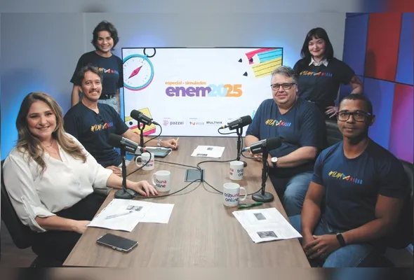 A apresentadora Isabela Vidal entrevistou os professores do Madan sobre temas que caíram na prova