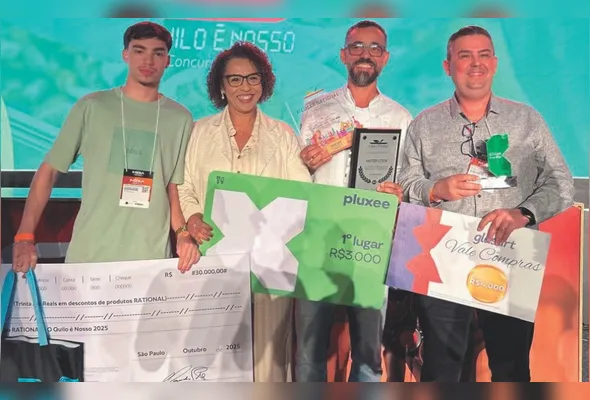 Equipe do Mister Cook recebeu o prêmio por receita feita com tilápia