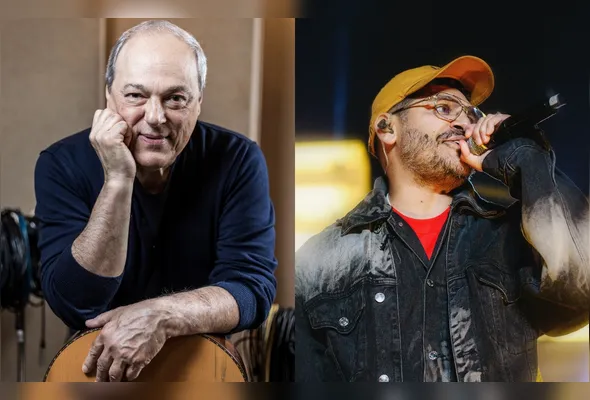 Os cantores toquinho e Criolo fazem show sexta-feira (12), em Vitória