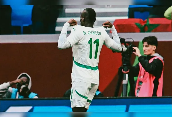 Nicolas Jackson balançou as redes duas vezes na vitória senegalesa por 3 a 0