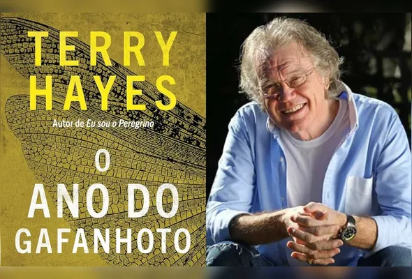 "O Ano do Gafanhoto", de Terry Hayes, está entre o sorteio de autores best-seller