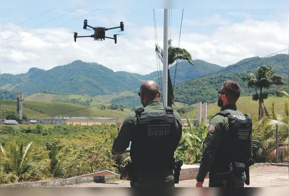 Policiais penais estão recebendo treinamento para utilizar equipamento de última geração na vigilância de unidades prisionais do Estado