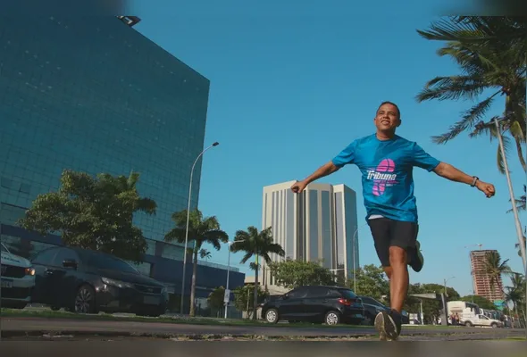 "Desde que comecei a participar, eu sempre subi ao pódio. A meta para este ano é  quebrar meus recordes anteriores nos 10 km e ganhar de novo” - Marielton Santos, atleta da categoria PCD e campeão em 2024